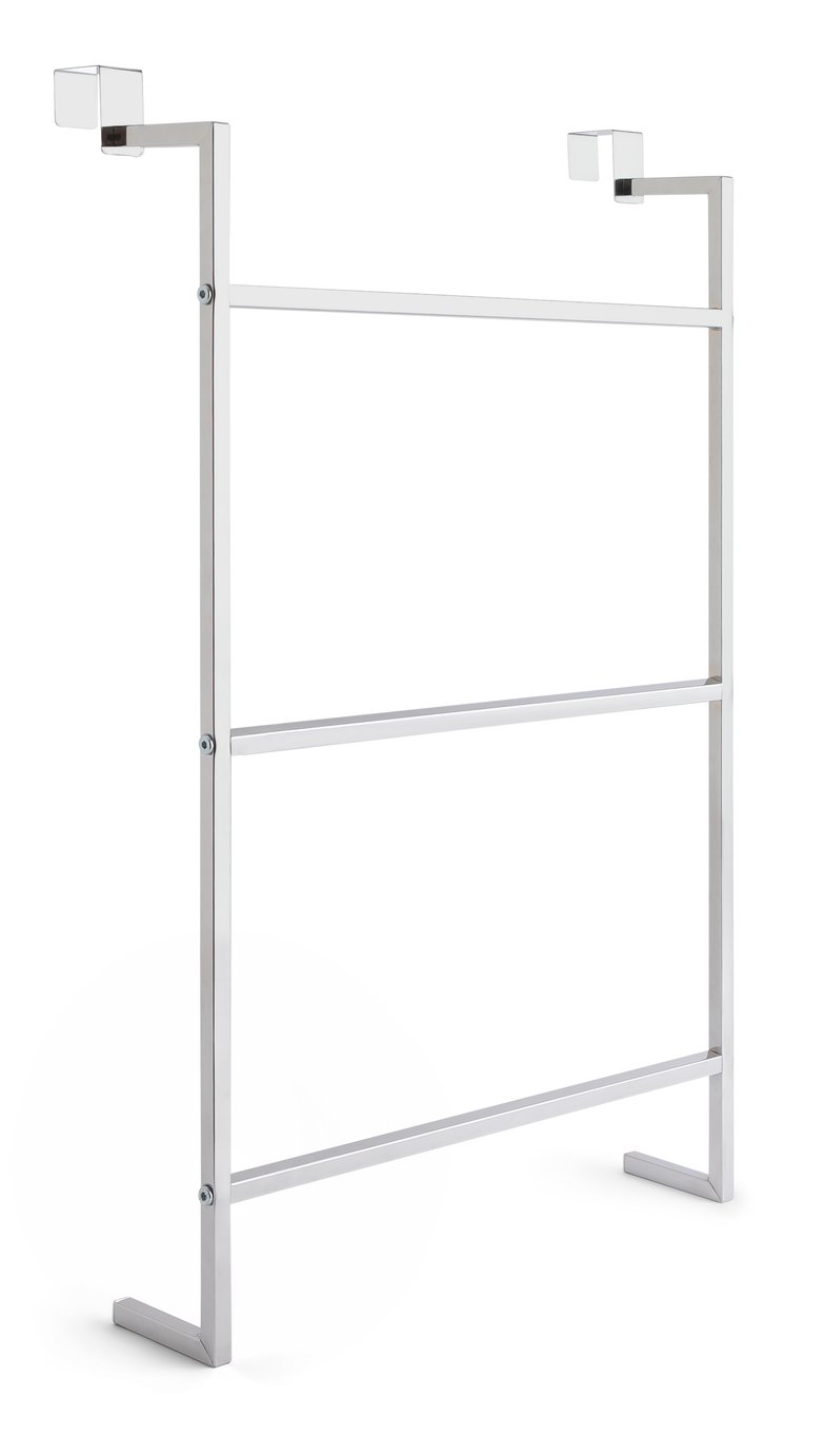 Habitat 3 Tier Over Door Towel Rail - Chrome