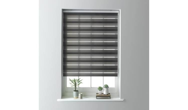 Habitat Day and Night Roller Blind - 3ft - Grey