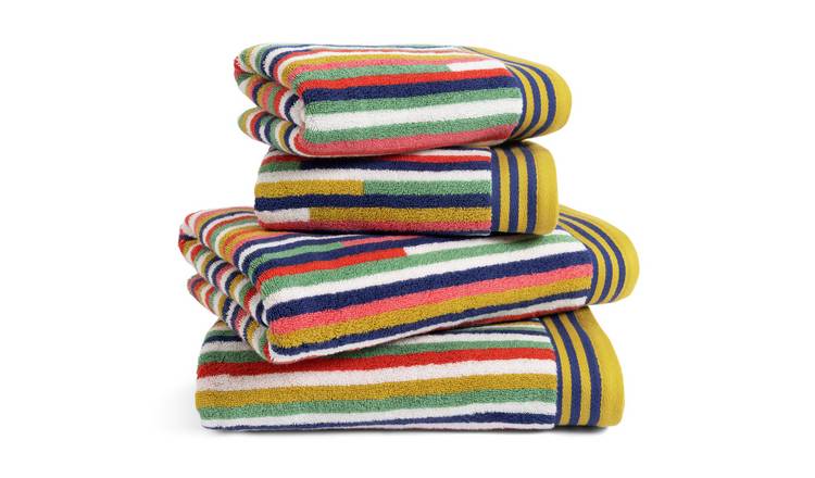 Habitat 60 Klee Stripe Towel Bale by Margo Selby  - Multi