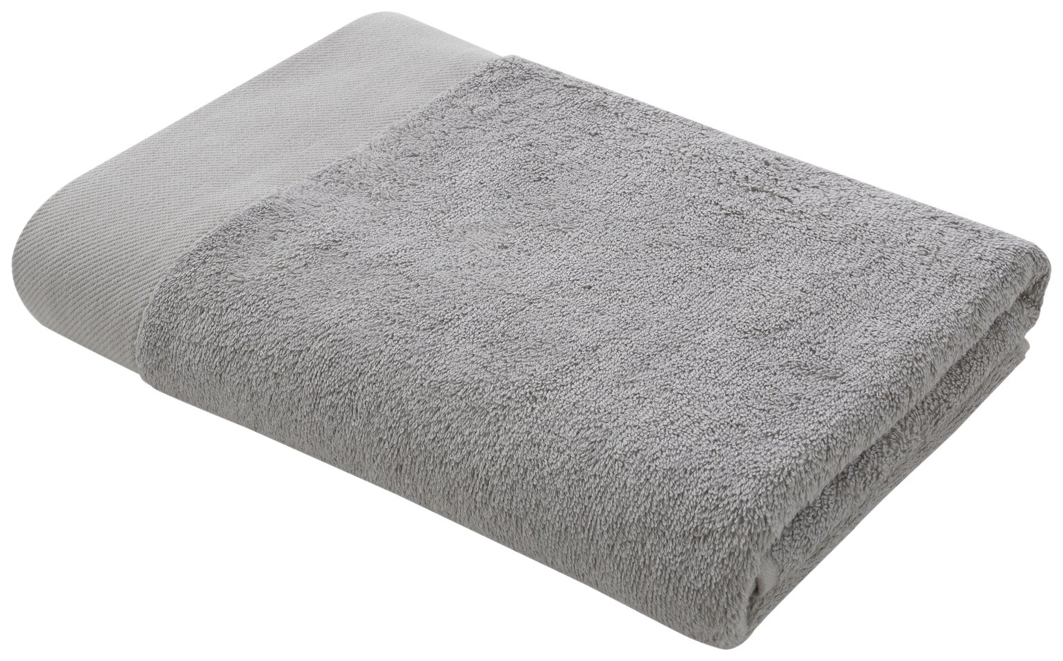 Pineapple Elephant Bamboo Combed Bath Towel - Grey