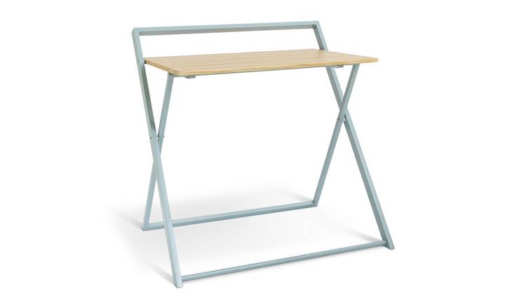 Habitat Compact Folding Office Desk - Grey