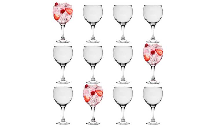 LAV Misket Gin & Tonic Glasses - Clear - Pack of 12