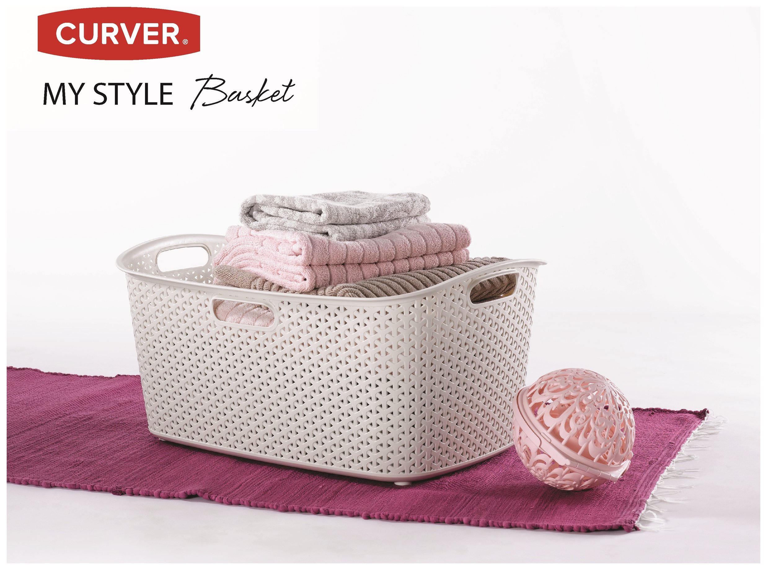 Curver 47 Litre Rattan Laundry Basket Reviews