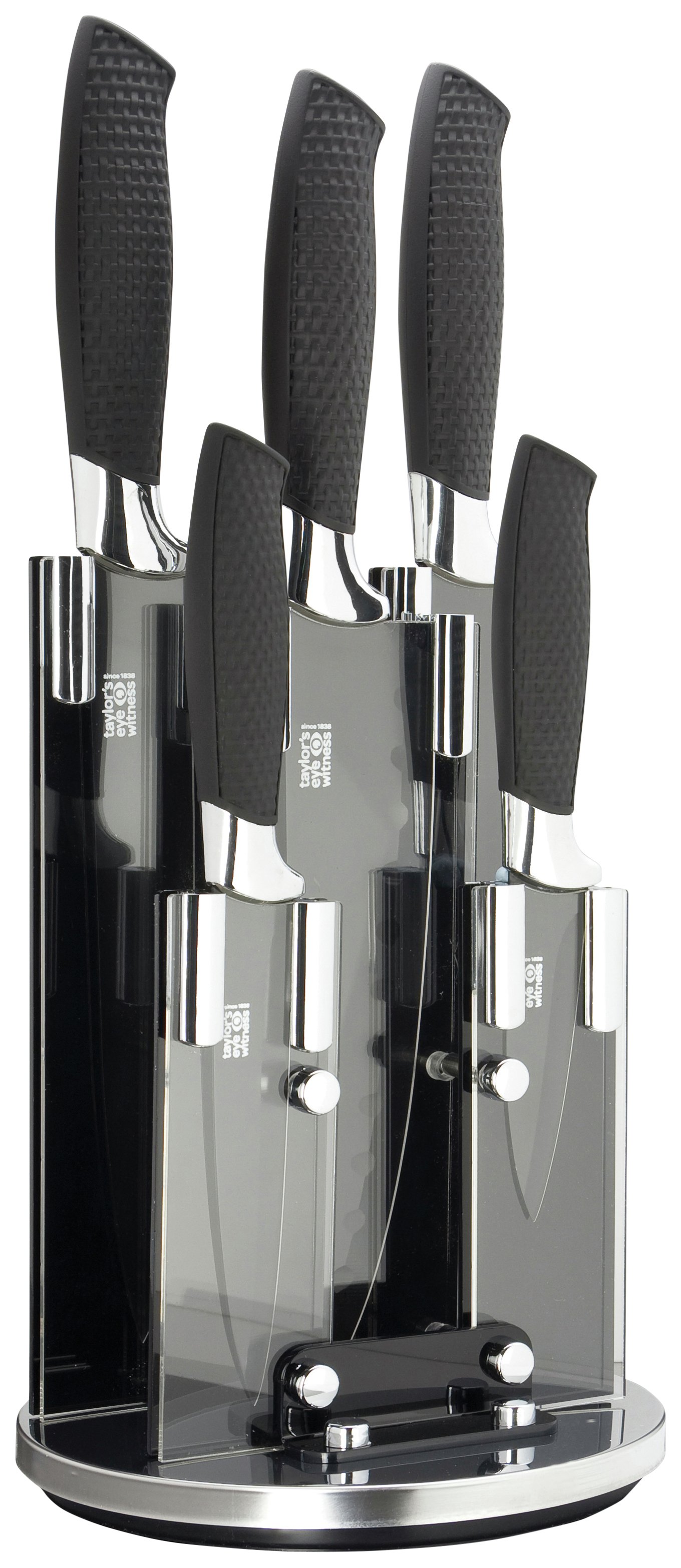 Taylor's Eye Witness Revolving Knife Block. Review