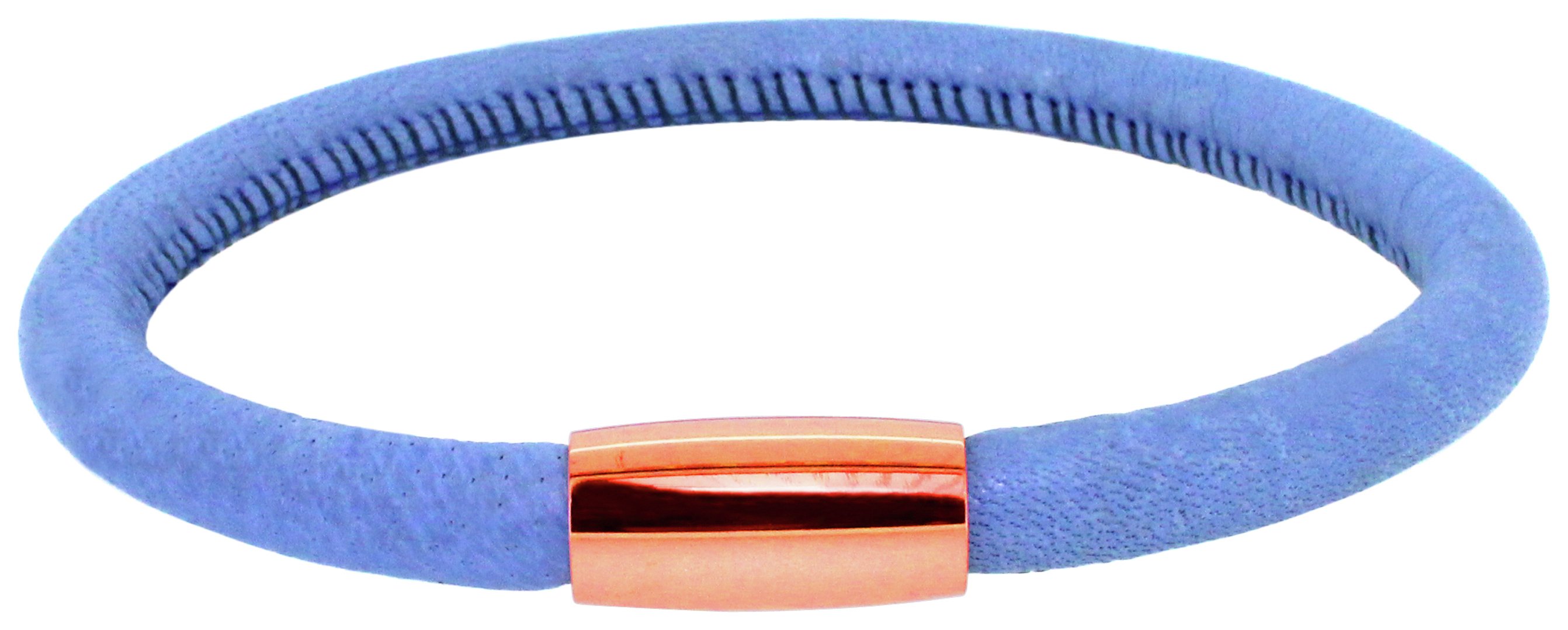 Link Up Single Row Violet Leather Cord Bracelet