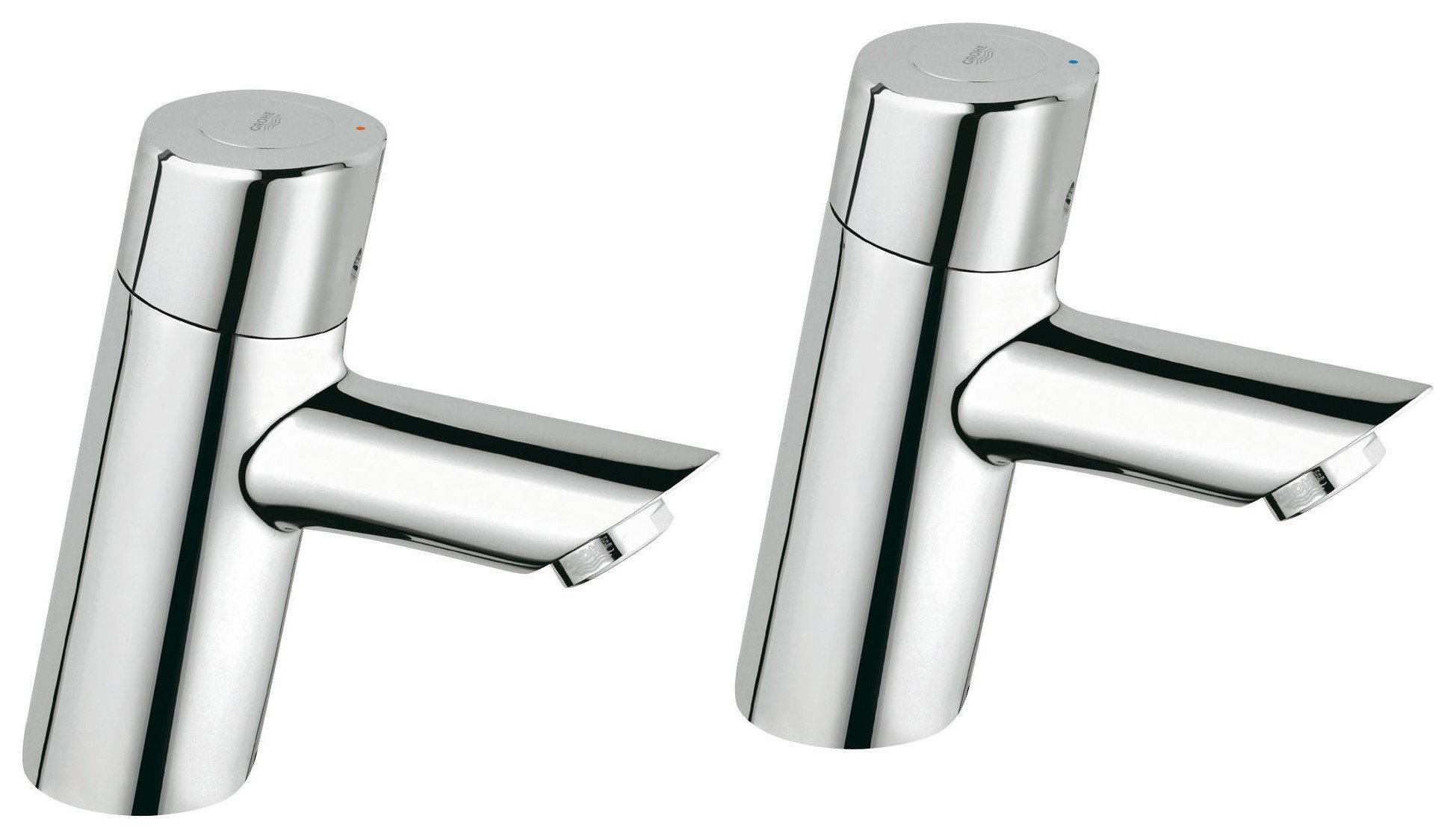 Grohe Feel Basin Pillar Taps