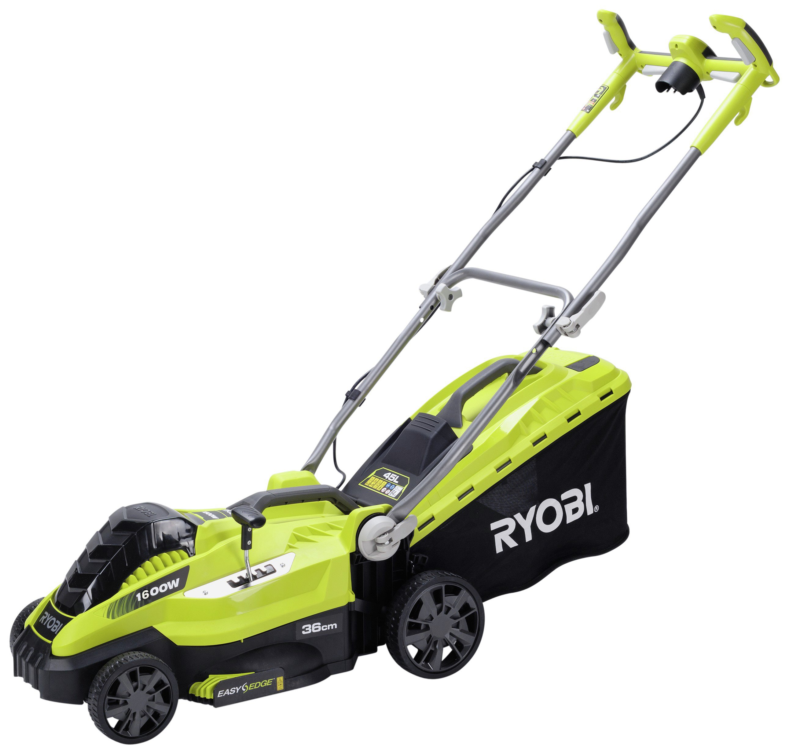 Ryobi RLM16E36H Corded Rotary Lawnmower 1600W. Review