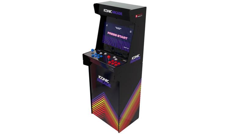 Iconic Arcade Three-In-One Cabinet with Wi-Fi & Bluetooth