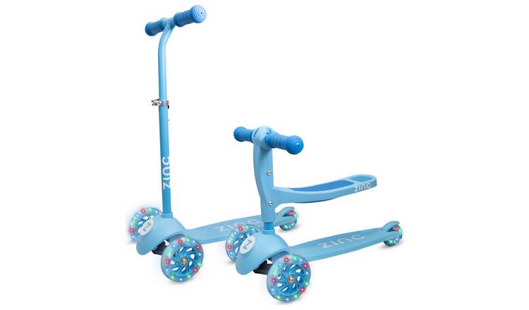 Zinc My First 3-in-1 Kids 3 Wheel Scooter - Blue