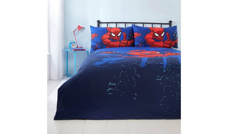 Disney Spiderman City Kids Bedding Set - Double