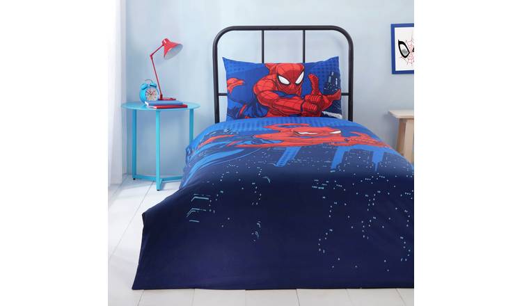 Disney Spiderman City Kids Bedding Set - Single