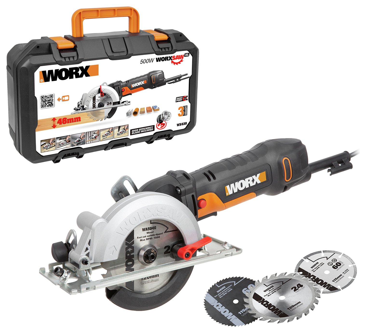 WORX WX439 XL Hand Saw - 500W