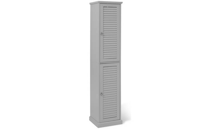 Tall bathroom online cabinets argos