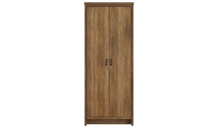 GFW Boston 2 Door Wardrobe - Oak