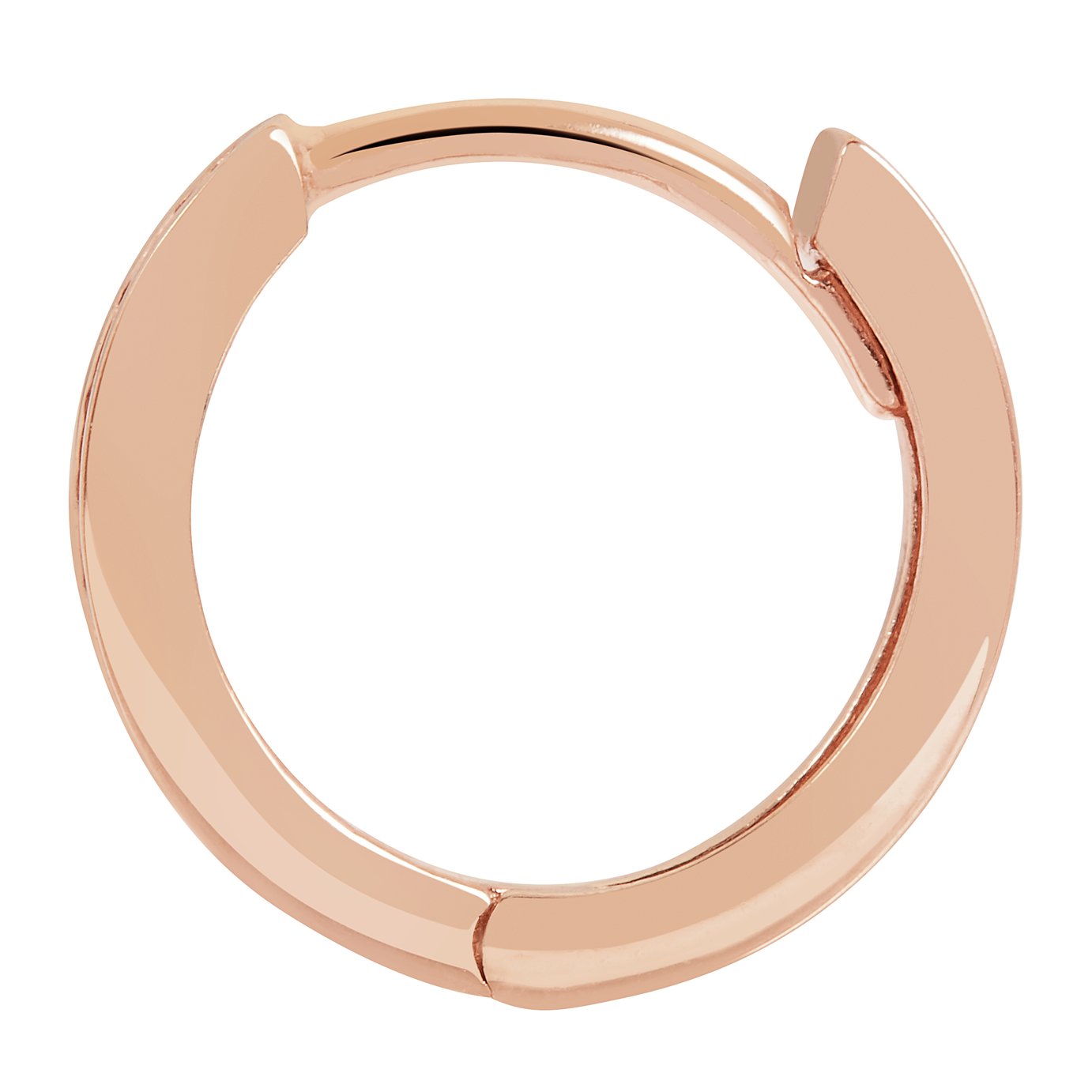 Revere 9ct Rose Gold Plated Huggie Hoop Earrings Review