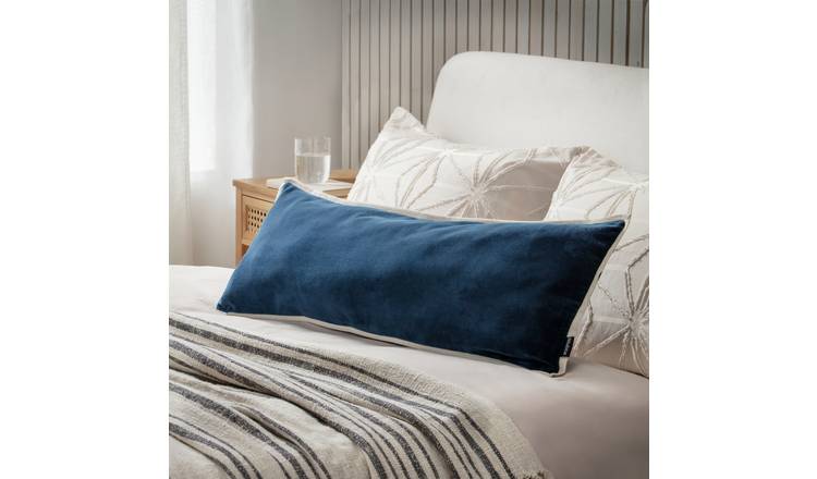 Habitat Long Cushion - Navy - 30x80cm