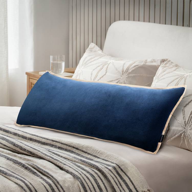 Habitat Long Cushion - Navy - 30x80cm 0