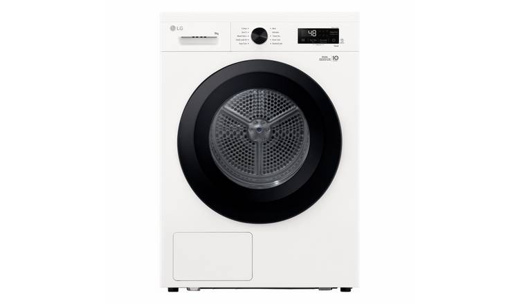 LG RHX1009NWK 9KG Heat Pump Tumble Dryer - White