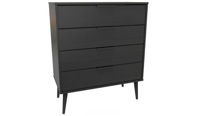 Welcome Bergen 4 Drawer Chest - Black