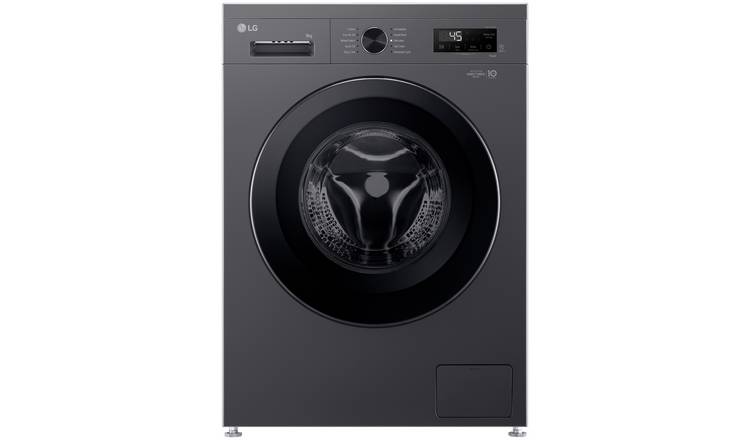 LG F4X1009NMK 9KG 1400 Spin Washing Machine - Grey