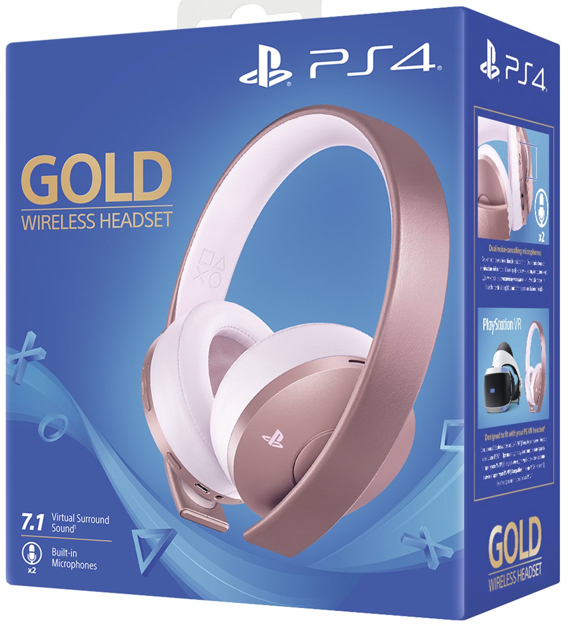 Sony Gold Wireless PS4 Headset - Rose Gold