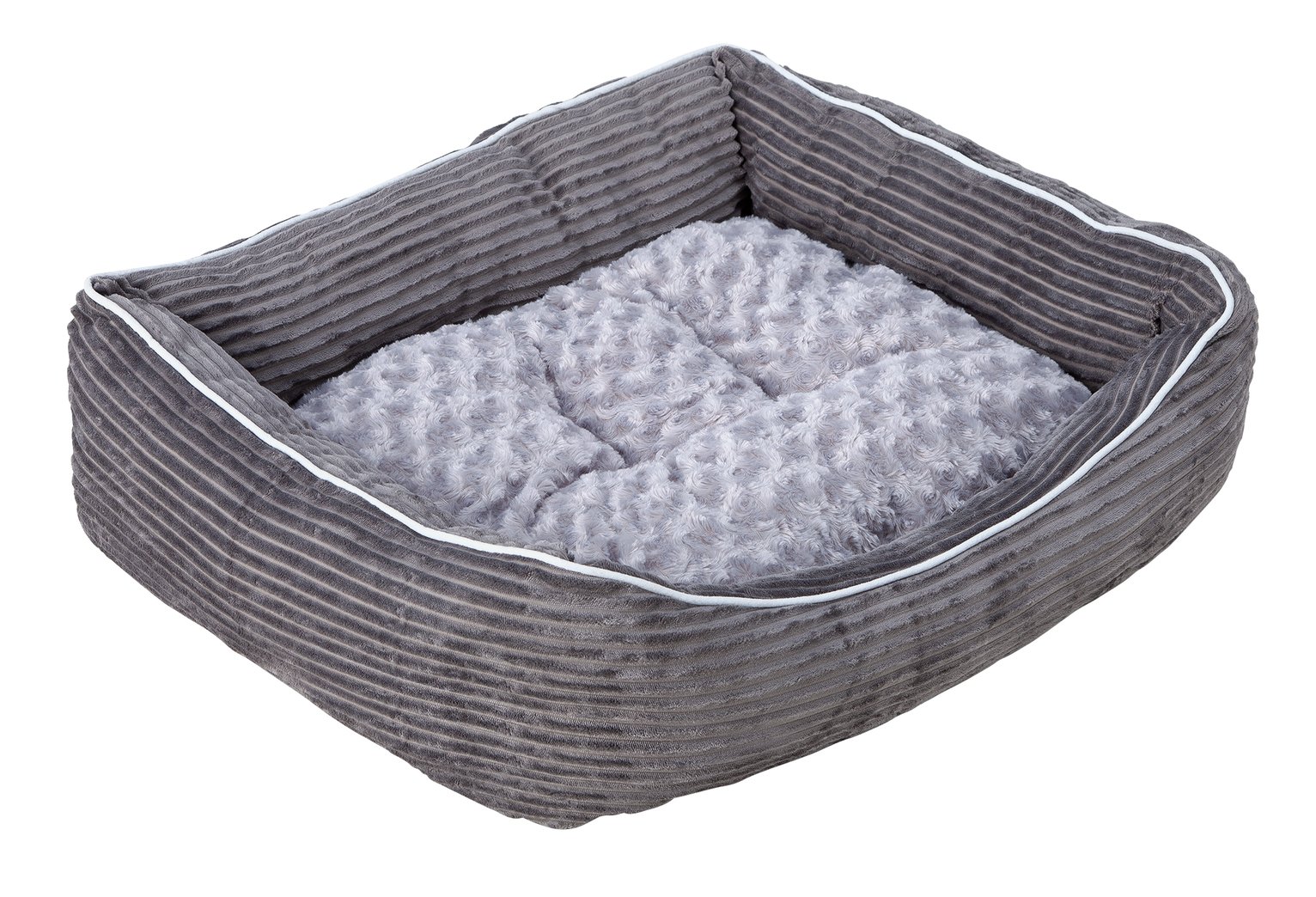 Grey Cord Square Pet Bed Reviews Updated April 2024