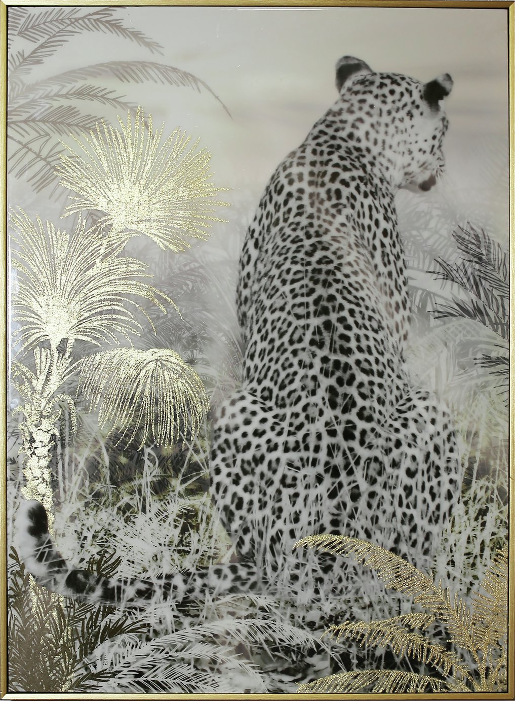 Arthouse Leopard Capped Framed Canvas