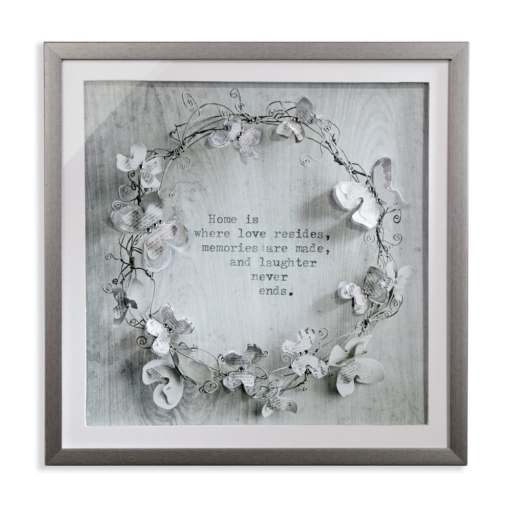 Arthouse Memories Diamante Framed Print - 60x60cm