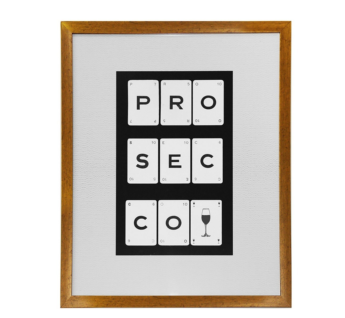 Arthouse Prosecco Framed Print