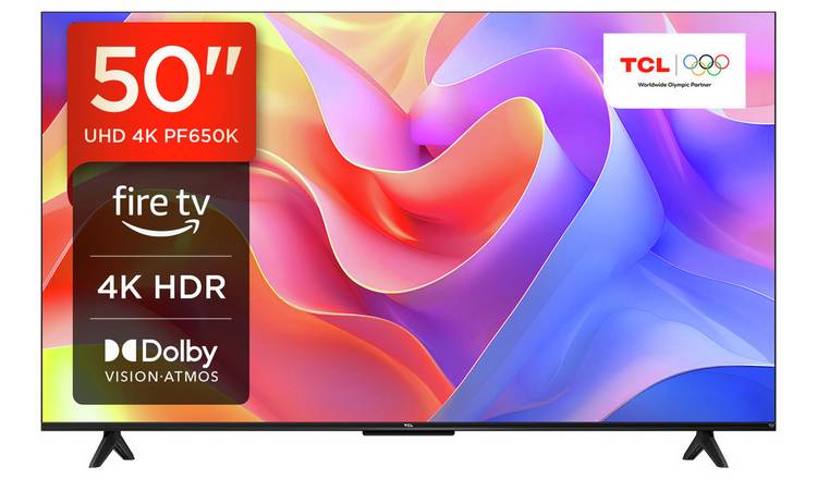 TCL 50 Inch 50PF650K Smart 4K UHD HDR LED Freely TV