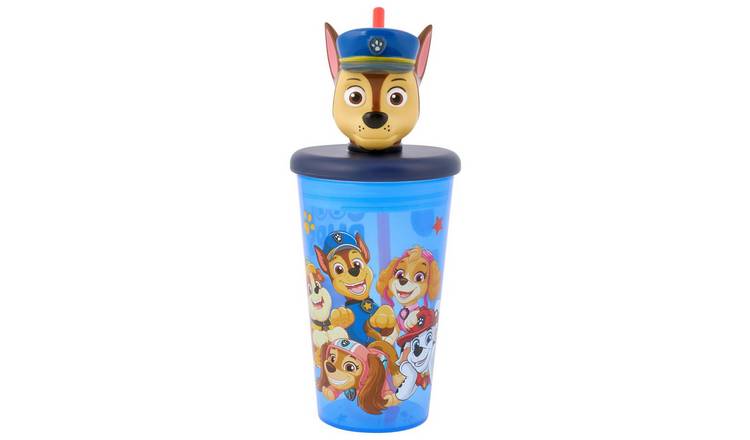 PAW Patrol 3D Head Blue Soda Cup - 440ml