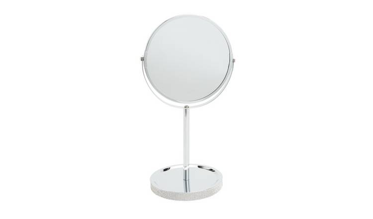 Argos Home Sparkle Pedestal Mirror - Silver