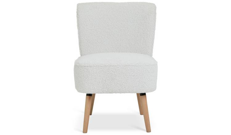 Habitat Eppy Boucle Chair - Cream