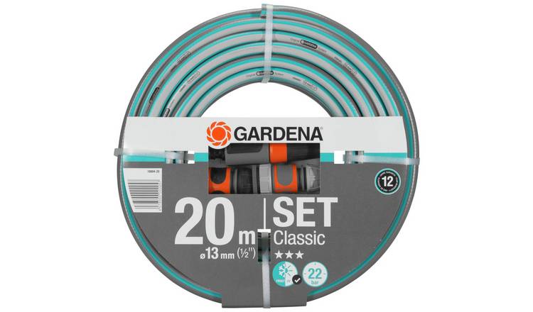 Gardena 20m Classic Hose with Fittings