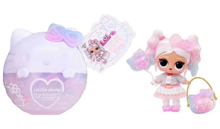 Buy L.O.L. Surprise Loves Hello Kitty Tot Miss Pearly 10cm Dolls Argos