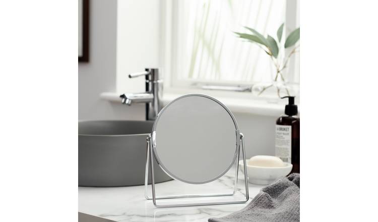 Argos Home Metal Swivel Mirror - Chrome