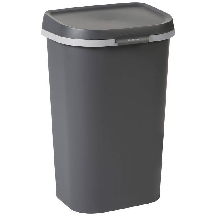 Curver Mistral 50L Lift Top Bin - Grey 0