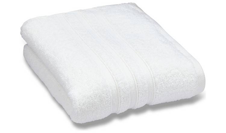 Catherine Lansfield Twist Bath Towel - White