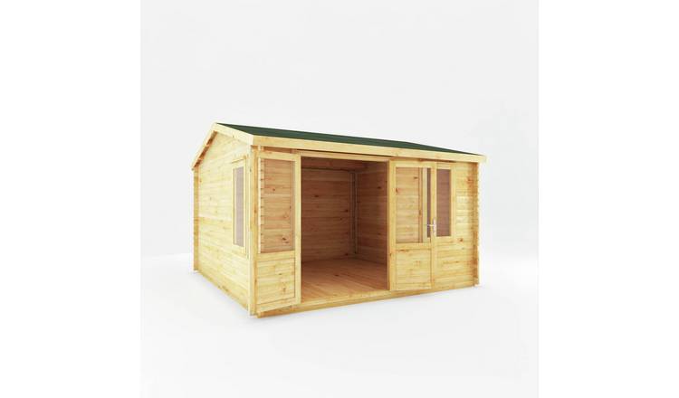 Mercia 4m x 4m Home Office Elite Log Cabin