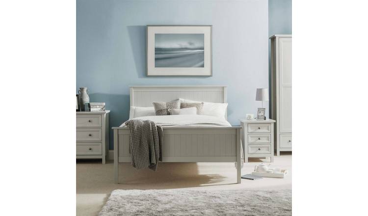 Julian Bowen Maine Double Bed Frame -Grey