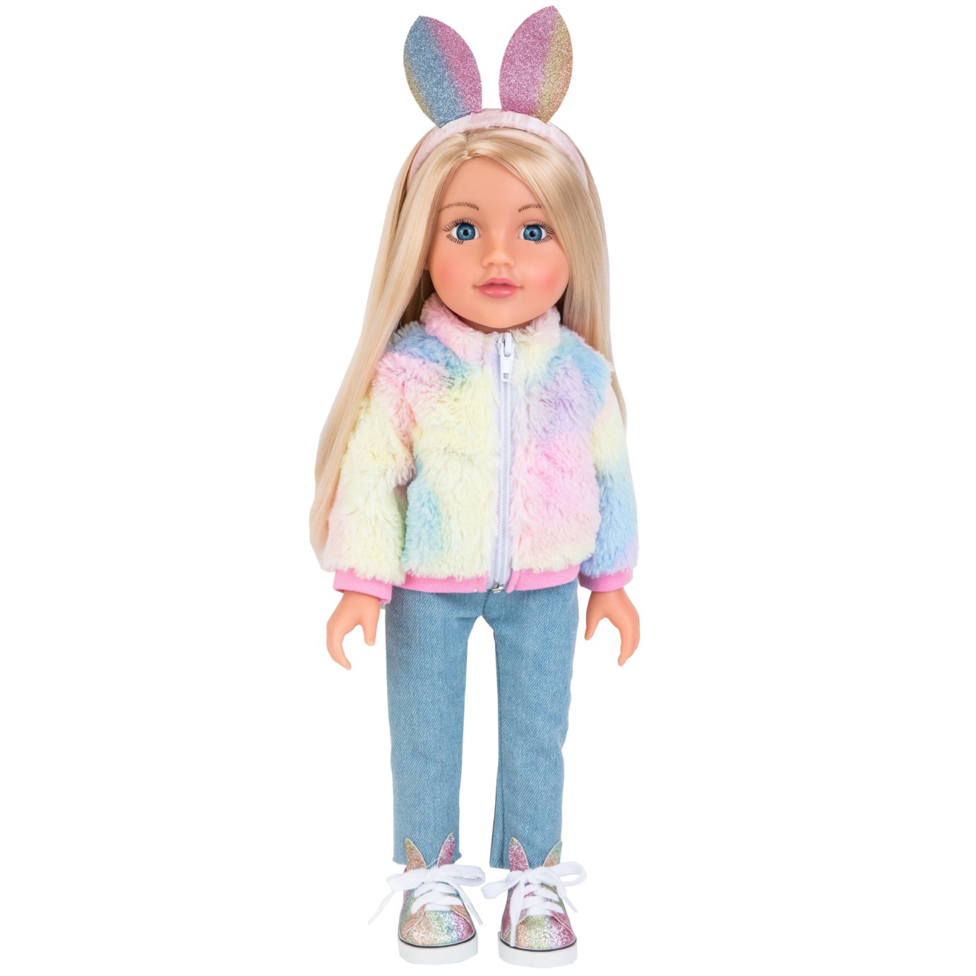 Chad Valley Designafriend Rainbow Bunny Outfit Review