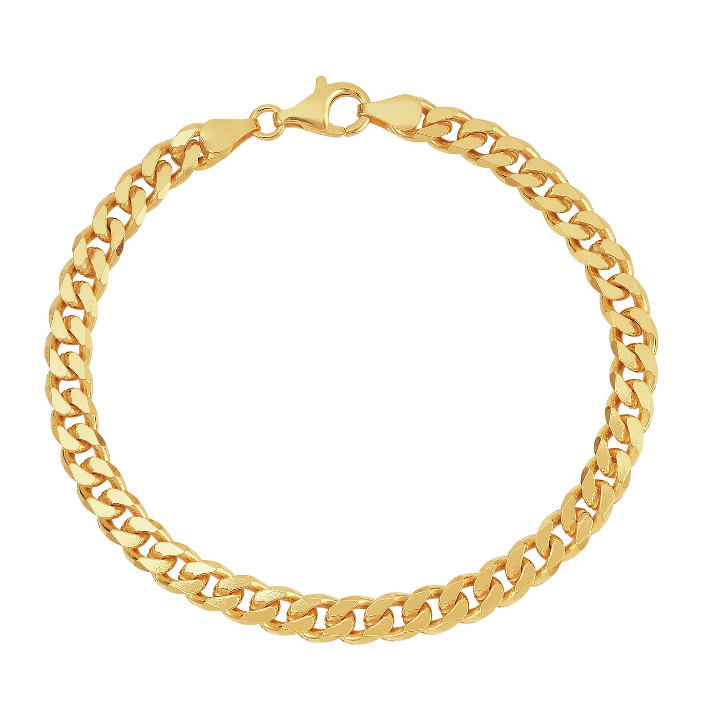 Revere 9ct Gold Plated Sterling Silver Curb Bracelet Review