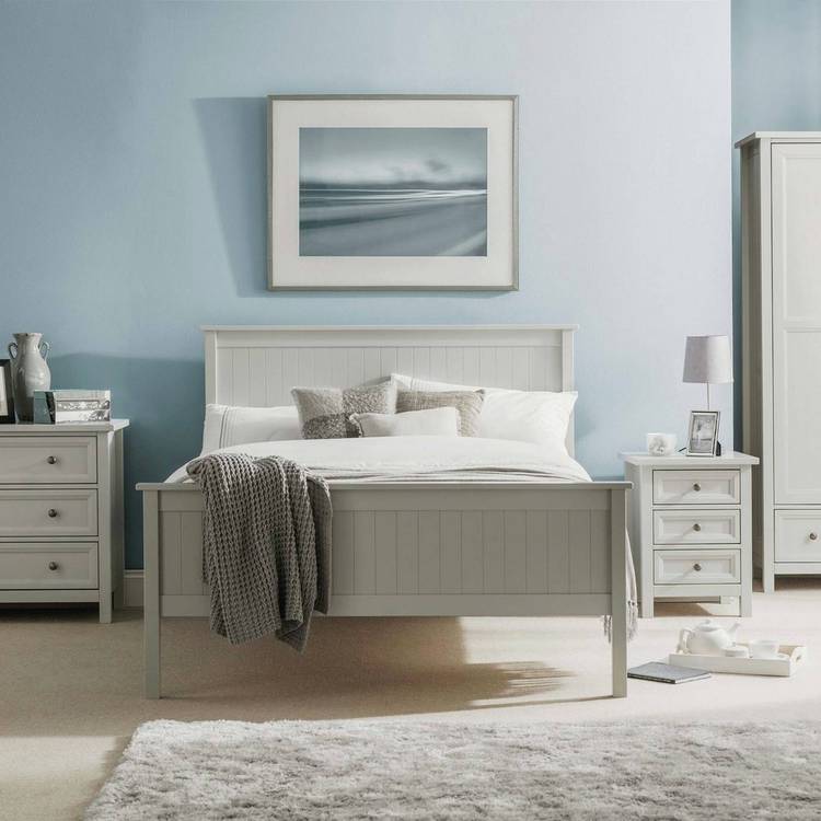 Julian Bowen Maine Single Bed Frame - Grey 0
