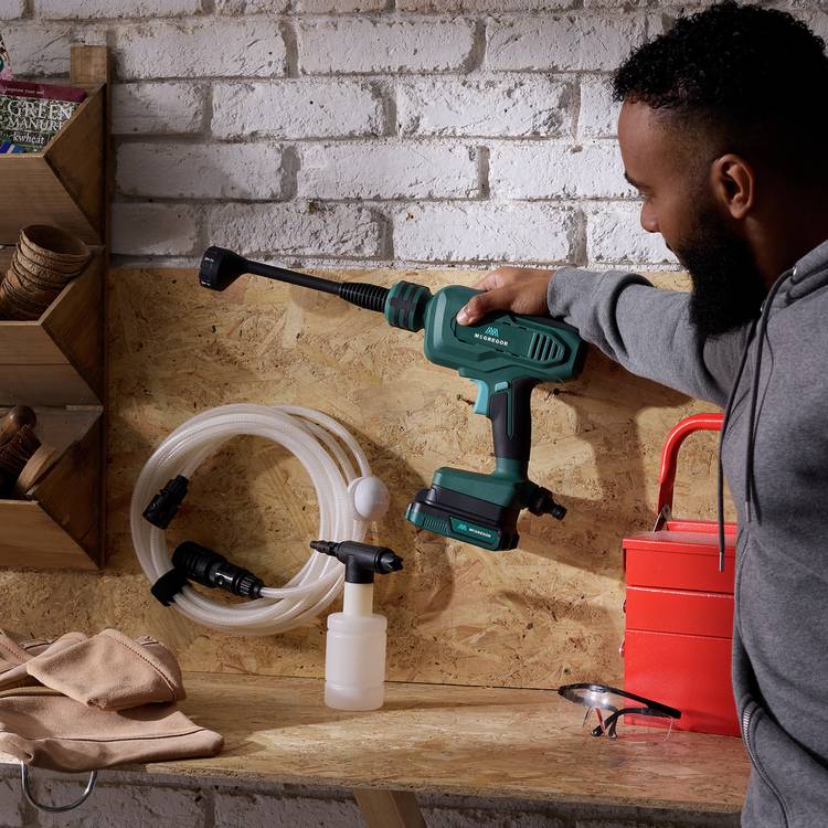 McGregor Handheld Portable Pressure Cleaner - 18V 0