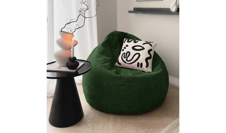 rucomfy Waffle Slouchbag Beanbag - Dark Green