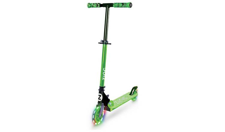 Zinc Identity Kids Folding Incline Scooter - Green