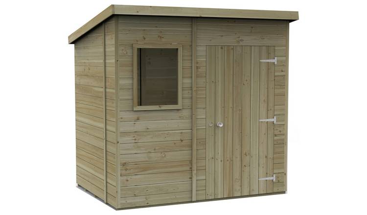 Forest Timberdale 1 Window Pent Shed - 7 x 5ft