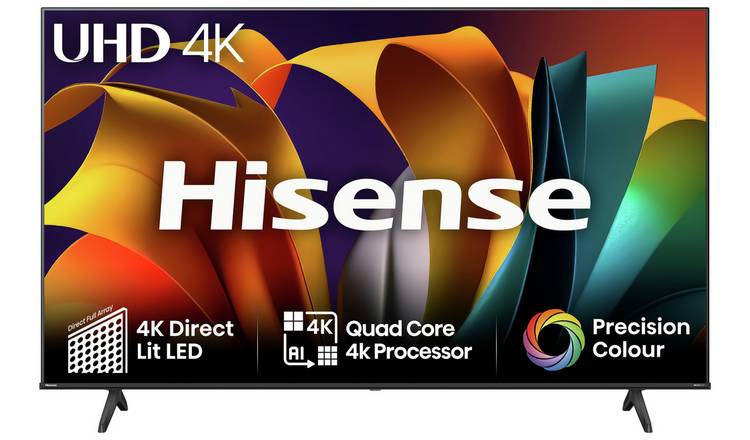 Hisense 65 Inch 65A6NTUK Smart 4K UHD HDR LED Freely TV