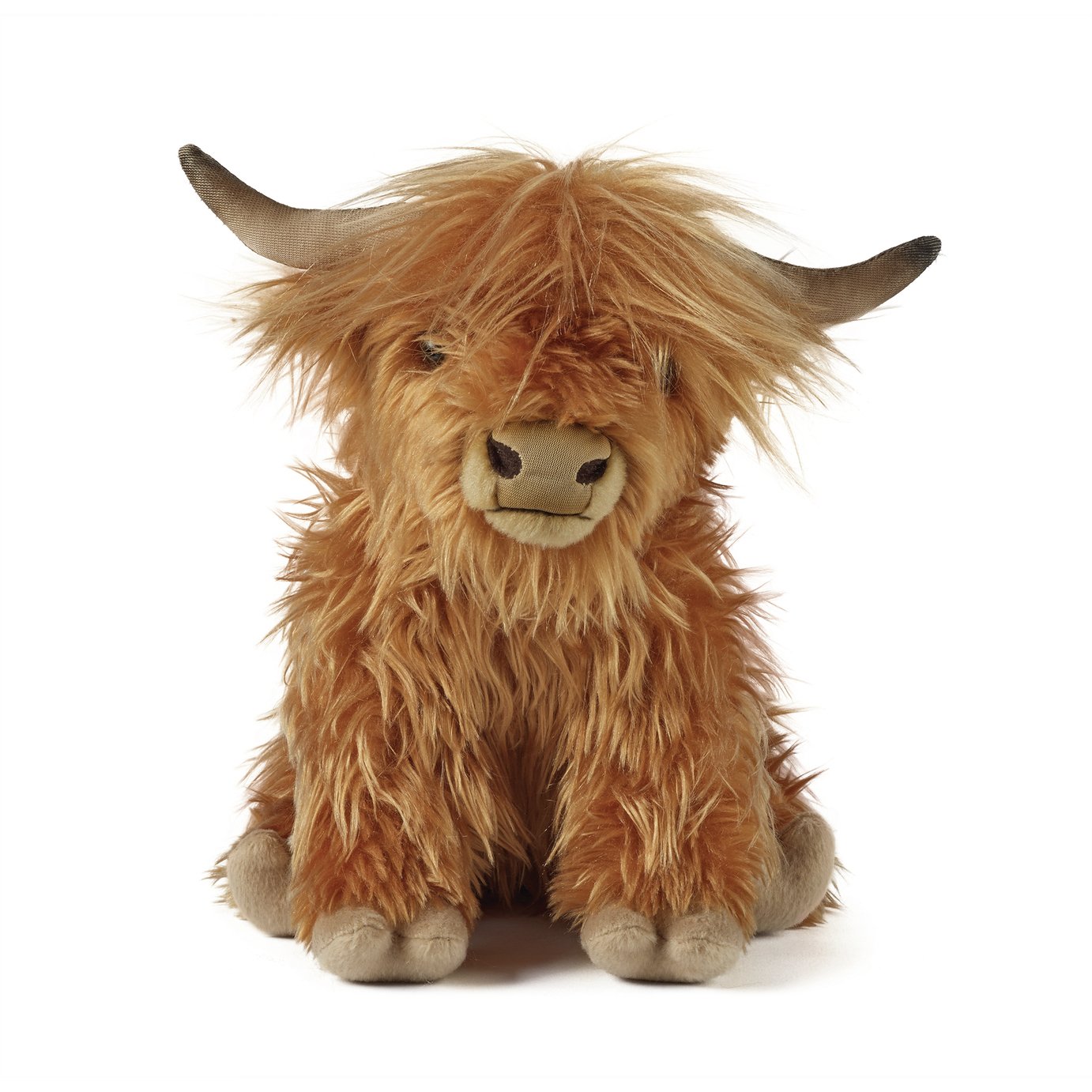living nature highland cow soft toy