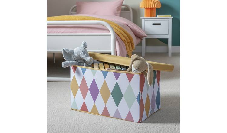 Habitat Kids Harley Foldable Ottoman Box - Multicolour